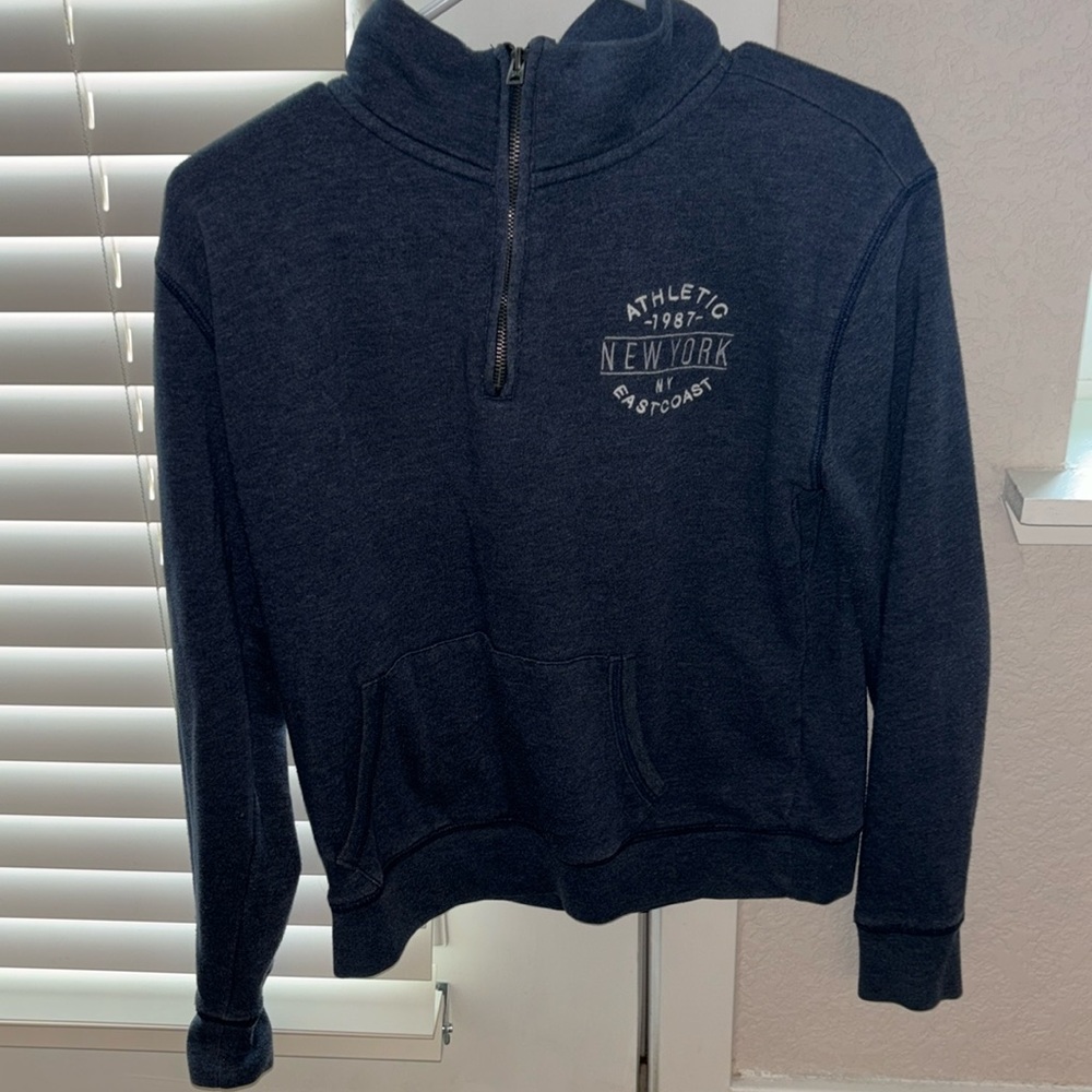 Small navy blue sweatshirt